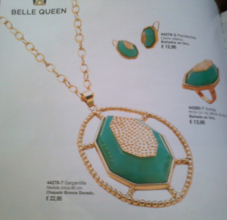 Collar-22,95€ / Sortija- 13,95€ / Pendientes- 12,95€